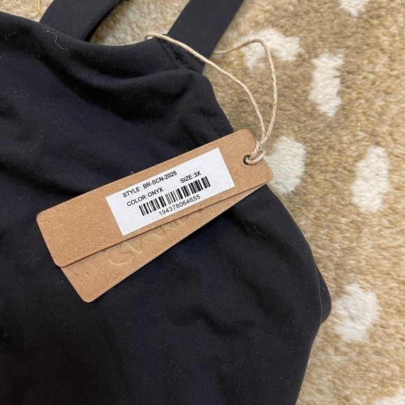 Skims NWT Fits Everybody Scoop Bralette in Onyx Black women’s size 3X - Picture 3 of 9